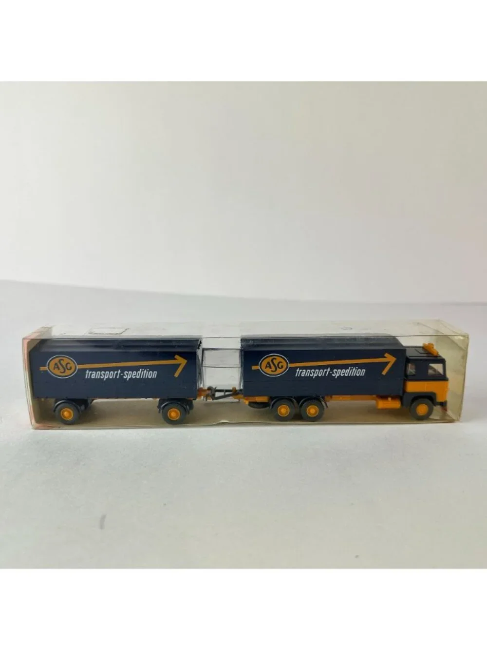 Wiking ASG Fernlastzug 2460 Scale Model Truck In Original Box